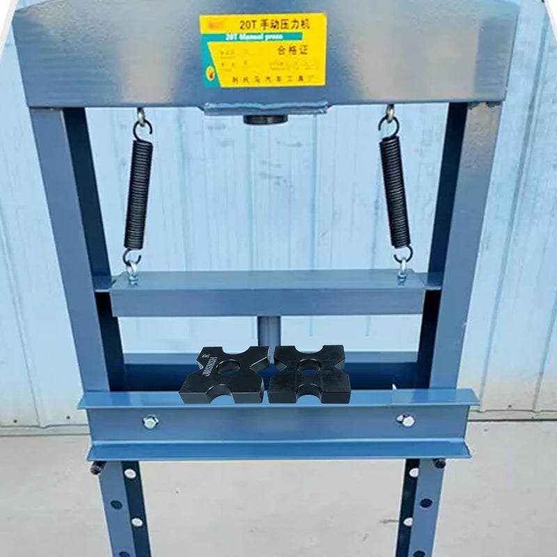 JMSMSH H-Frame Arbor 1"X5"X5" Set,Steel Shop Press Bed Plates Parallels, Press Plates Parallels Arbor Set - Image 5